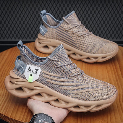 Men's Sneakers Flying Weave Sports Shoes Comfortable Running Shoes Outdoor Men Athletic Shoes