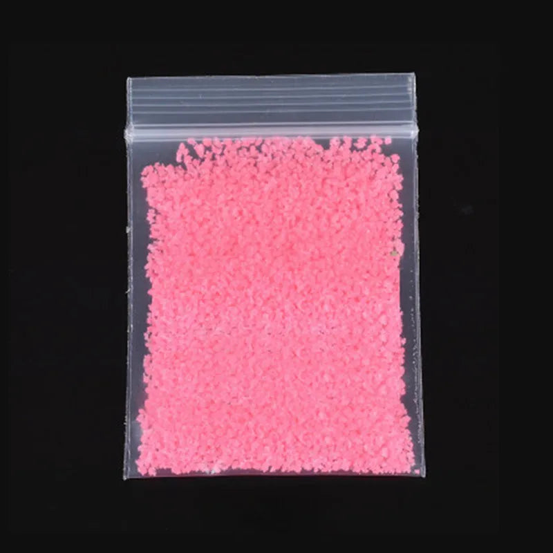 10g Party DIY Fluorescent Super luminous Particles Glow Pigment Bright Gravel Noctilucent Sand Glowing in the Dark Sand Powder