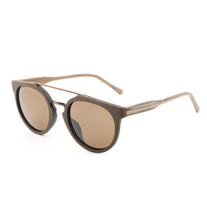 Vintage Acetate Wood Sunglasses For Men/Women High Quality Polarized Lens UV400 Classic Sun Glasses