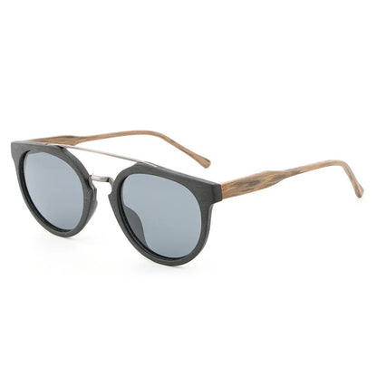 Vintage Acetate Wood Sunglasses For Men/Women High Quality Polarized Lens UV400 Classic Sun Glasses