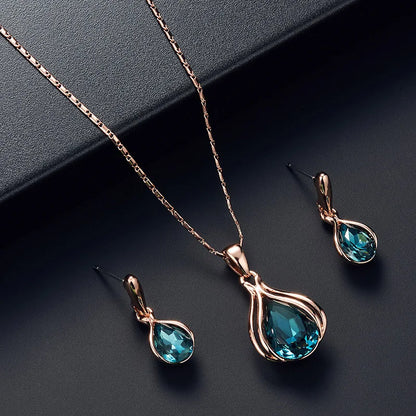 Aqua Elegance Jewelry Set