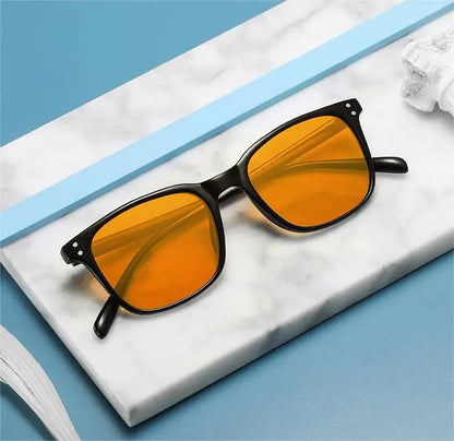 Polarized Retro Sunglasses For Women Men Classic Vintage Square Glasses Eyeware Thin Frame