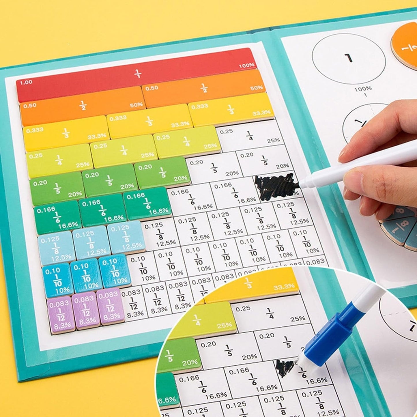 Magnetic Fraction Teaching Game